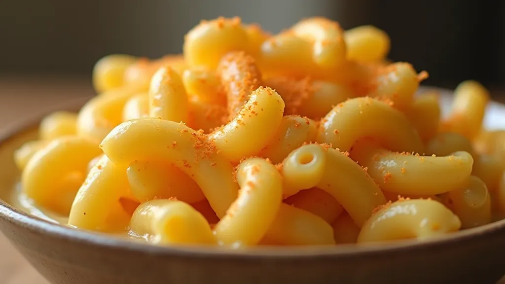 Bowl of creamy mac and cheese