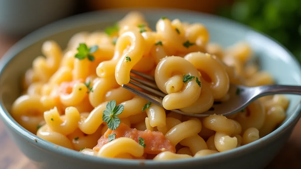 Bowl of tuna noodle casserole