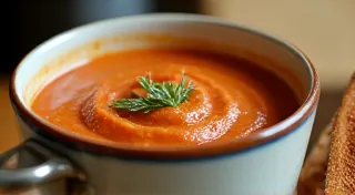 Creamy Tomato Soup with Grilled Cheese – Comfort Food at Its Best